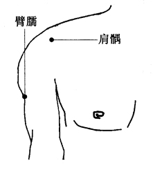 图2-19-4肩髃、臂臑