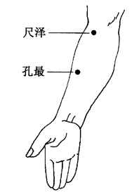 图3-4-2尺泽、孔最